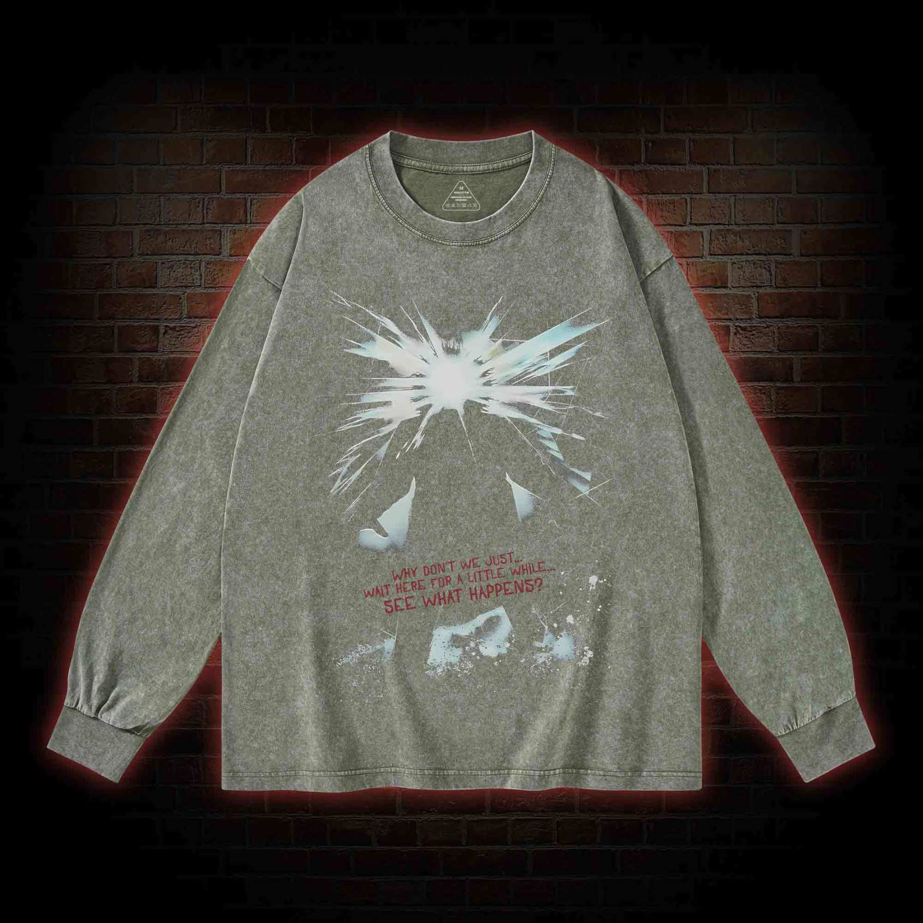 Retro The Thing Washed Long-Sleeve T-shirt