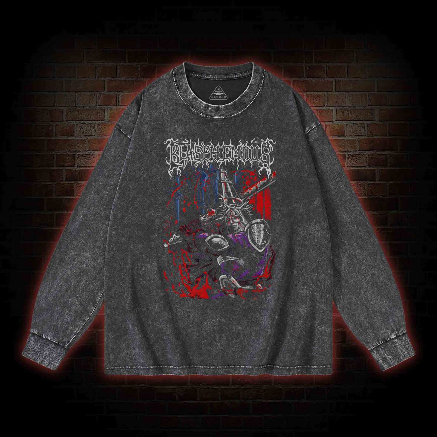 The Confessor Washed Long-Sleeve T-shirt
