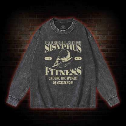 Sisyphus Fitness Washed Long-Sleeve T-shirt