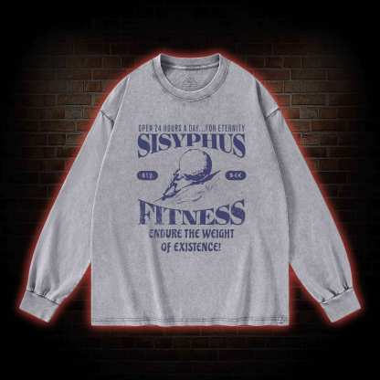 Sisyphus Fitness Washed Long-Sleeve T-shirt