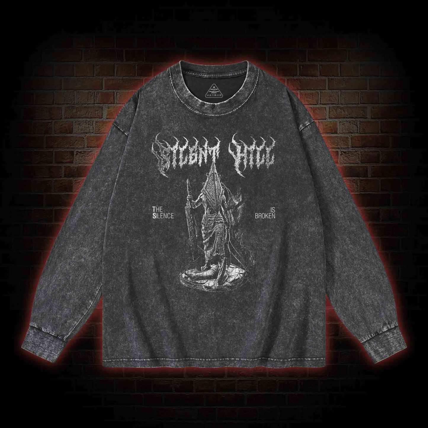 The Silent Is Broken Washed Long-Sleeve T-shirt