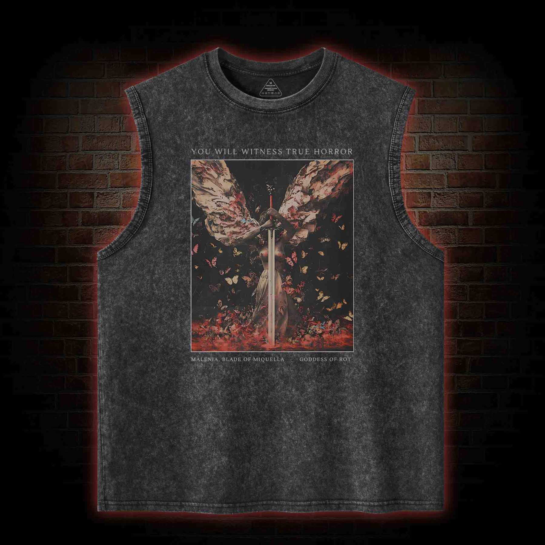 Goddess of Rot Washed Tank Top