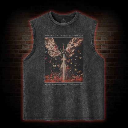 Goddess of Rot  Washed Tank Top