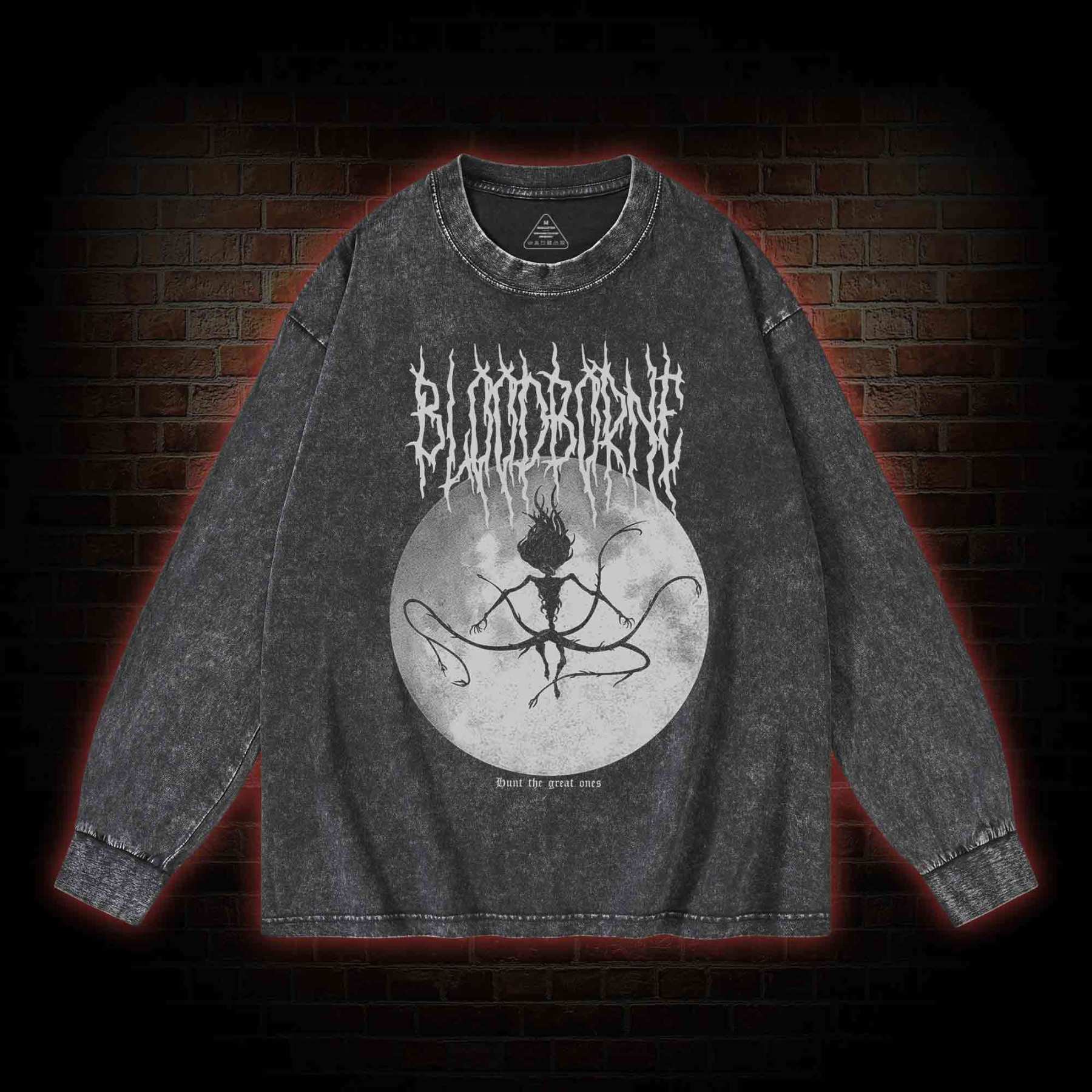 Hunt The Great Ones Washed Long-Sleeve T-shirt