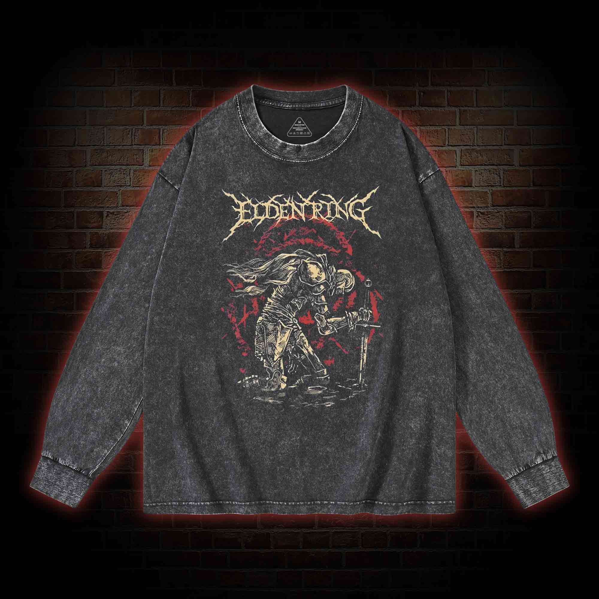 Golden Order Washed Long-Sleeve T-shirt