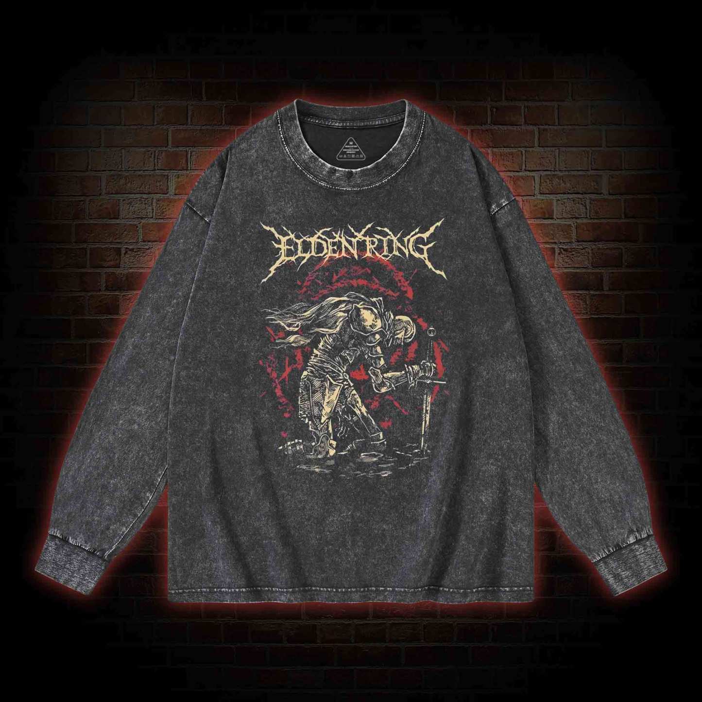 Golden Order Washed Long-Sleeve T-shirt