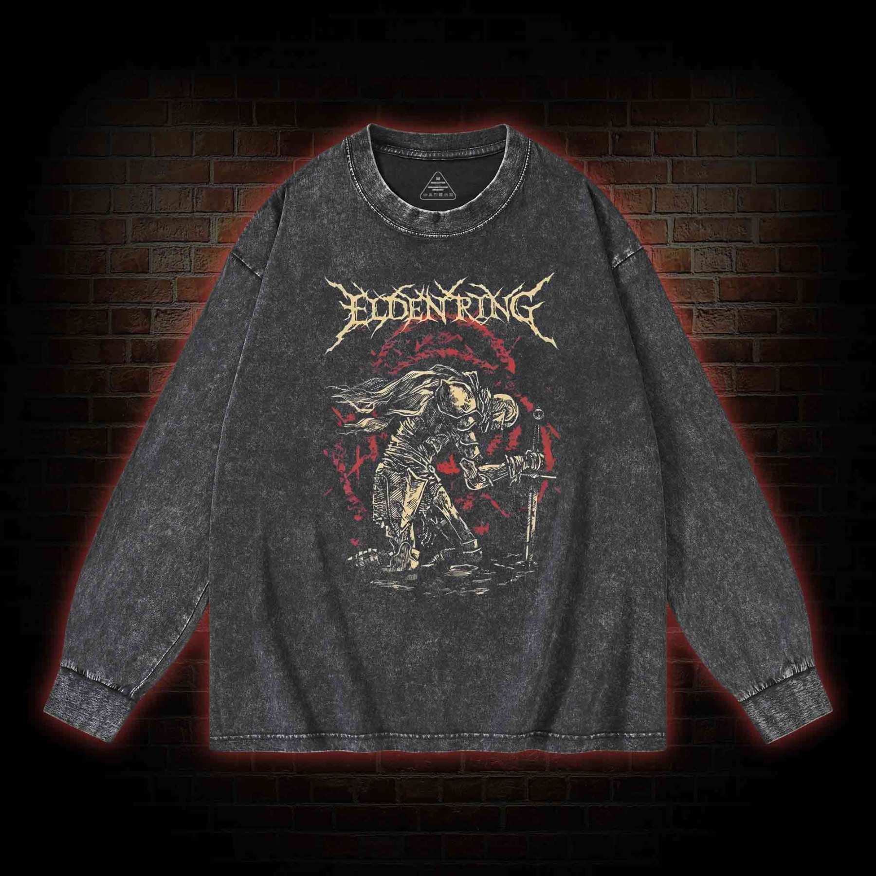 Golden Order Washed Long-Sleeve T-shirt