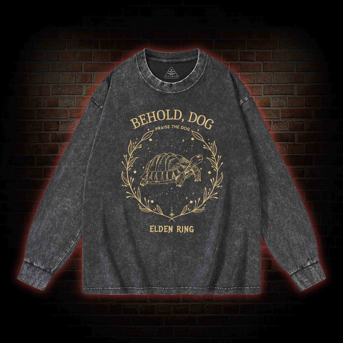 Behold Dog Washed Long-Sleeve T-shirt