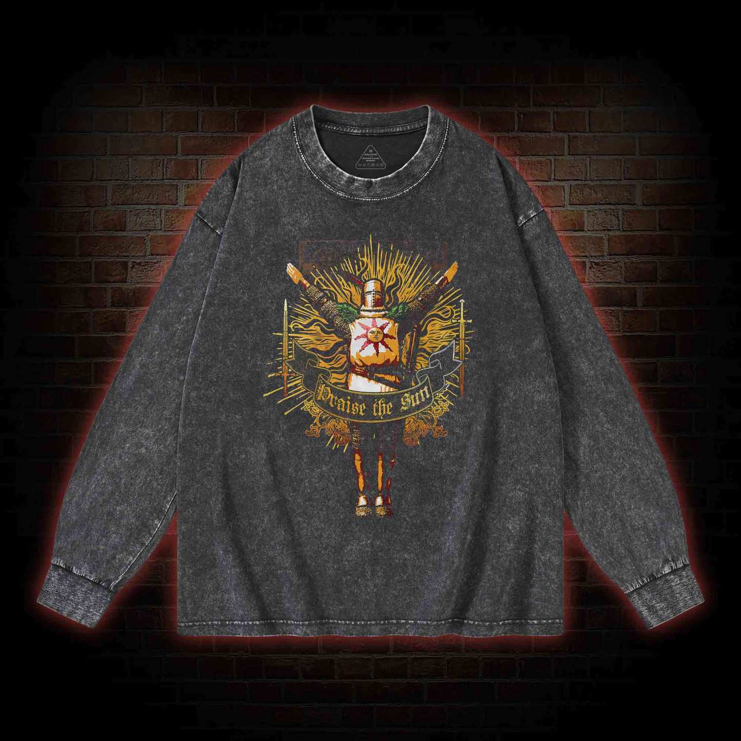 [Copy]Praise the Sun Washed Long-Sleeve T-shirt