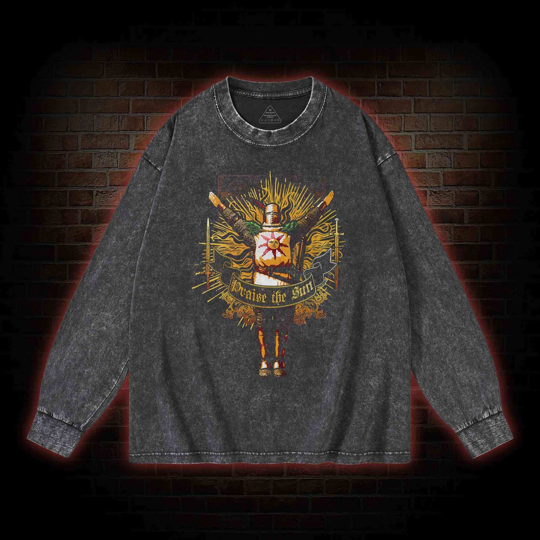 [Copy]Praise the Sun Washed Long-Sleeve T-shirt