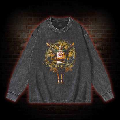 [Copy]Praise the Sun Washed Long-Sleeve T-shirt
