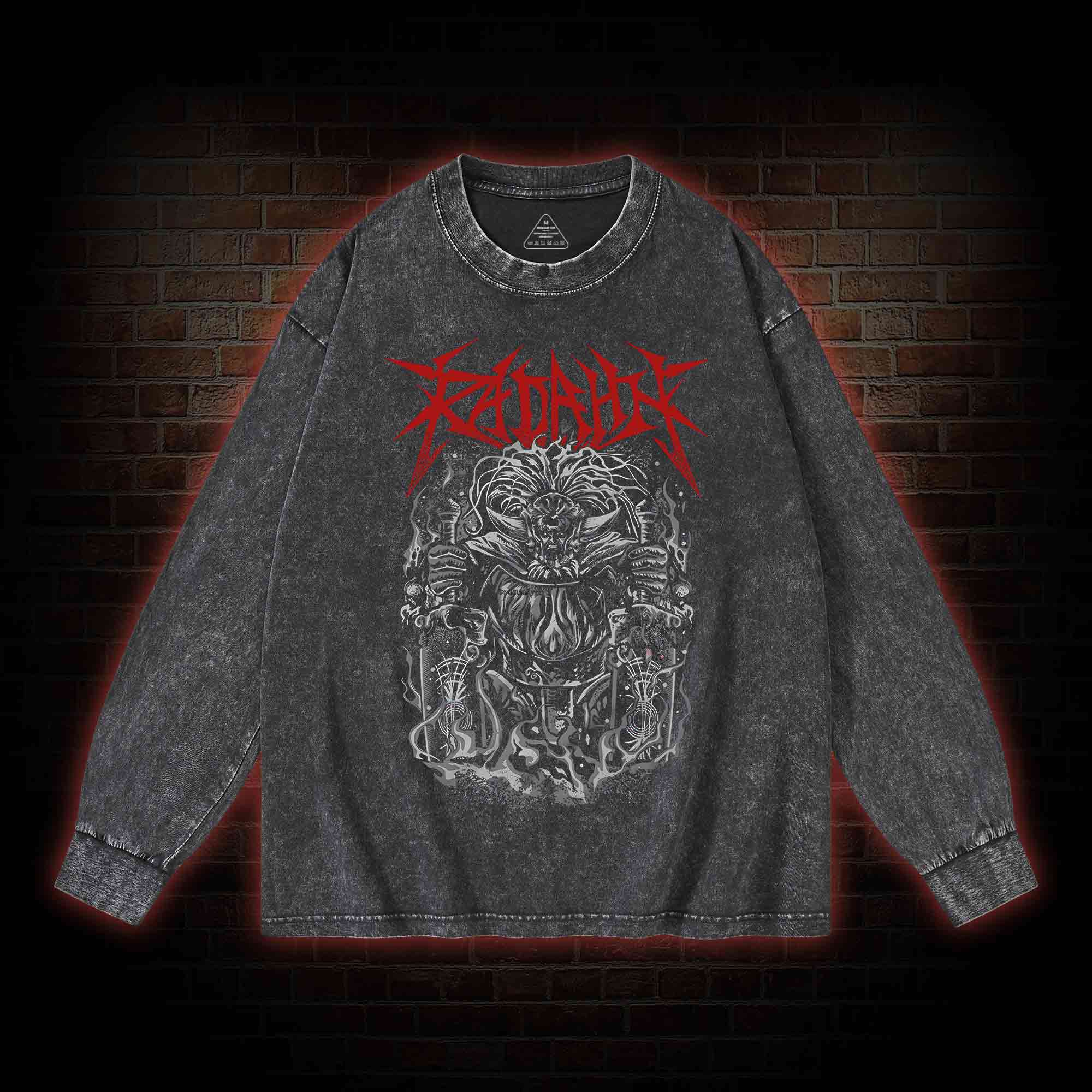 Gravity King Washed Long-Sleeve T-shirt
