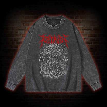 Gravity King Washed Long-Sleeve T-shirt