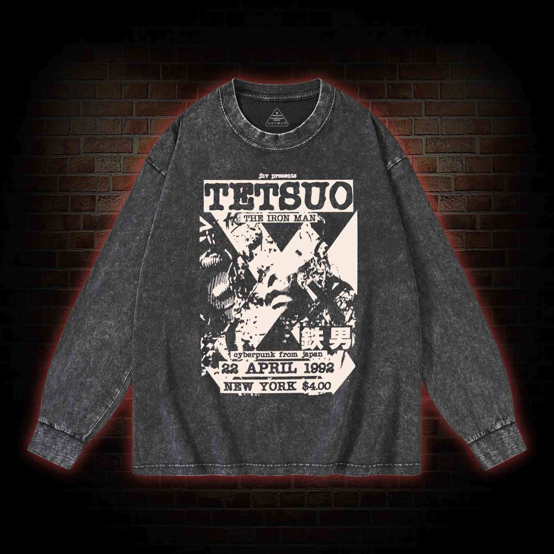 Mutate The Whole World into Metal Washed Long-Sleeve T-shirt