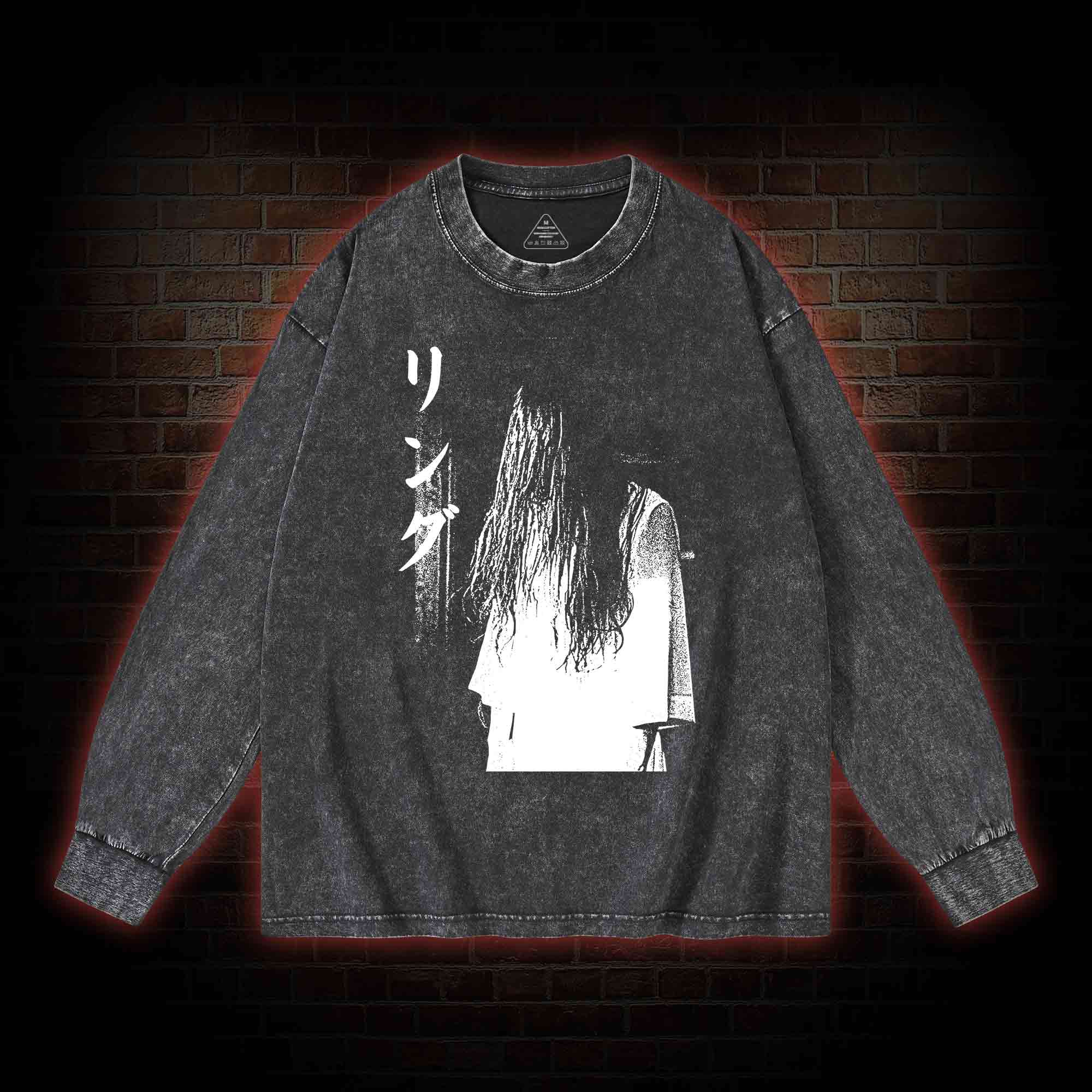 Vintage Ghost Washed Long-Sleeve T-shirt
