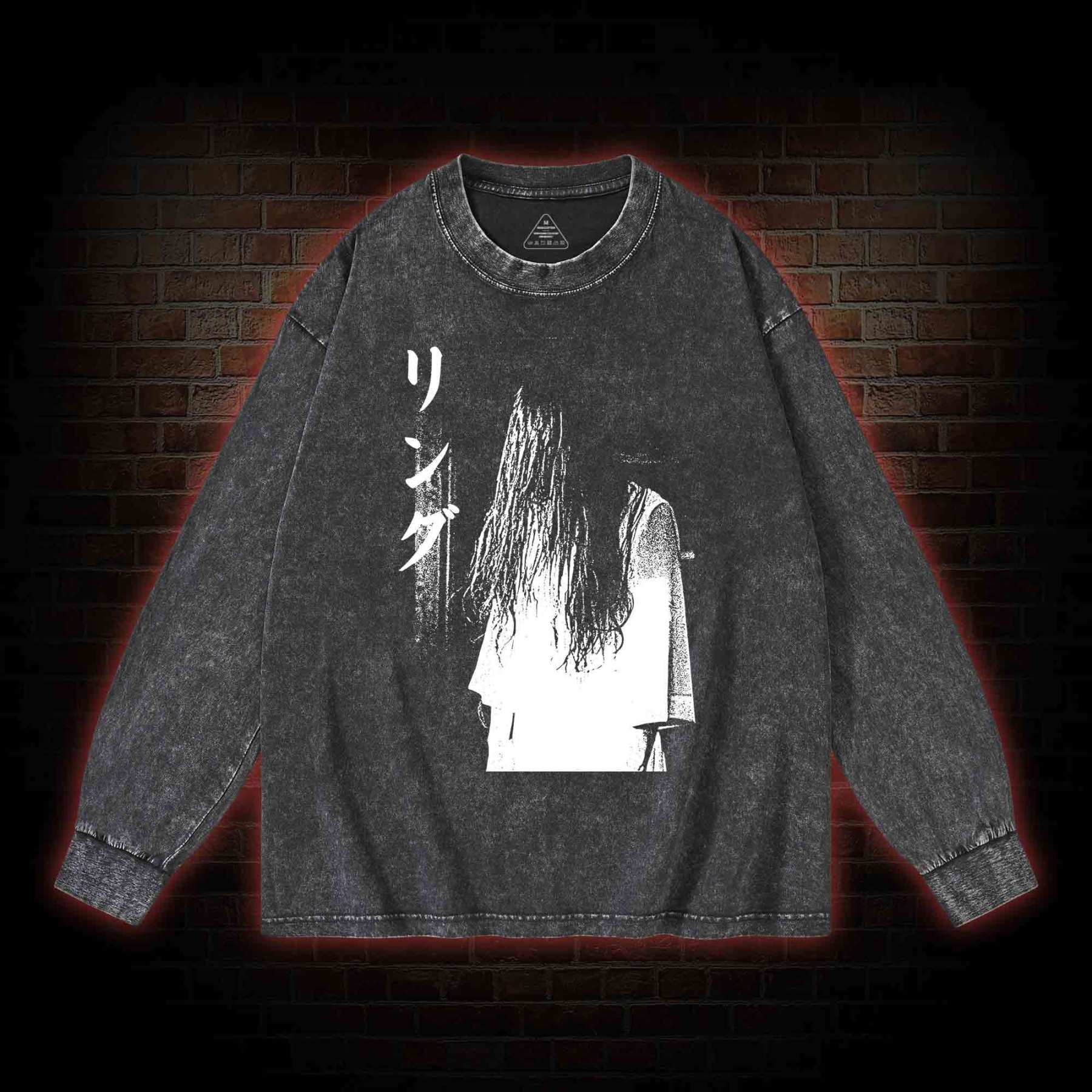 Vintage Ghost Washed Long-Sleeve T-shirt
