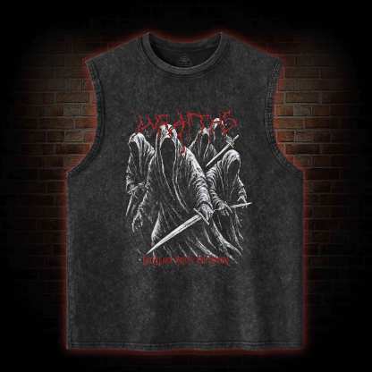 The Black Riders are Coming Washed Tank Top
