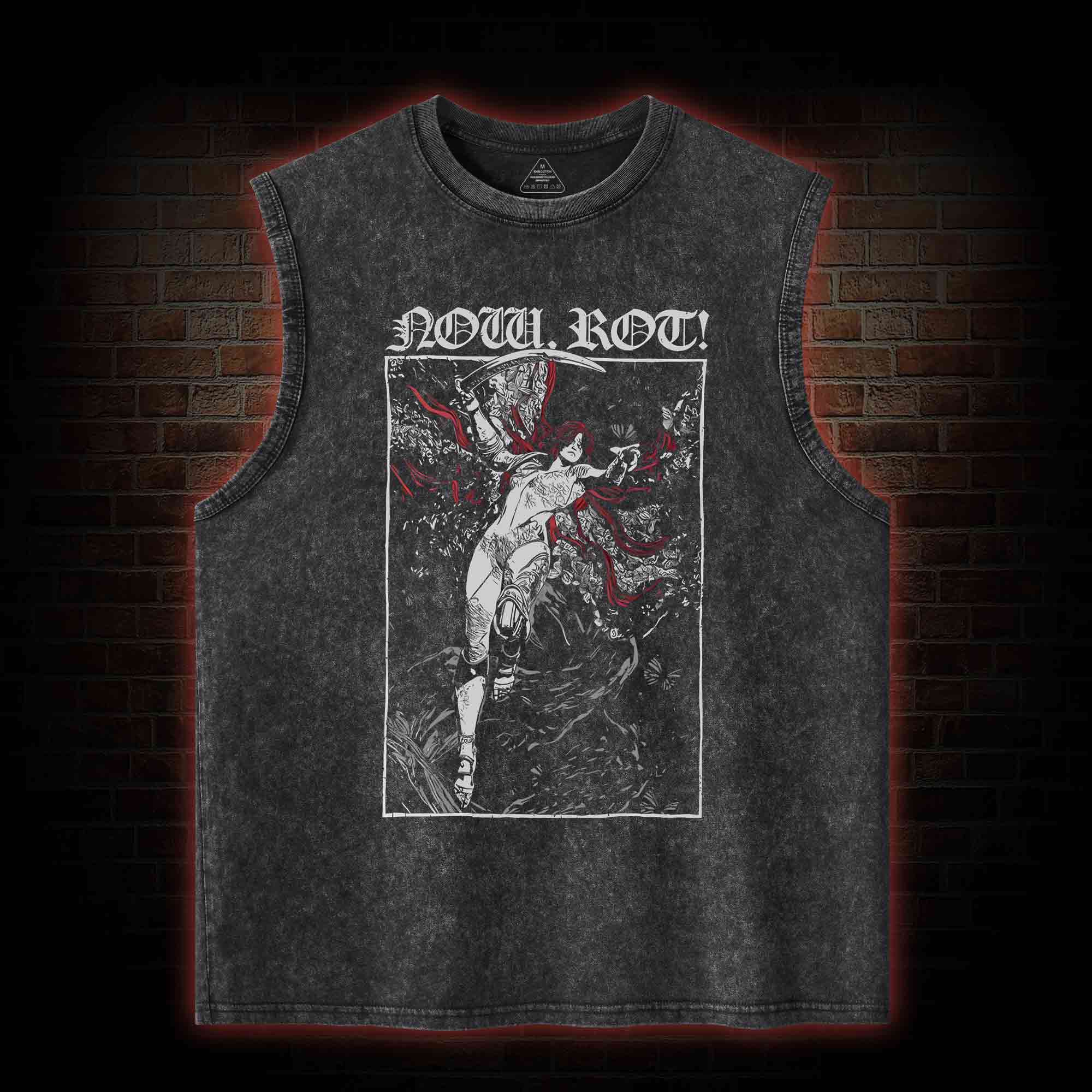 Now Rot Washed Tank Top
