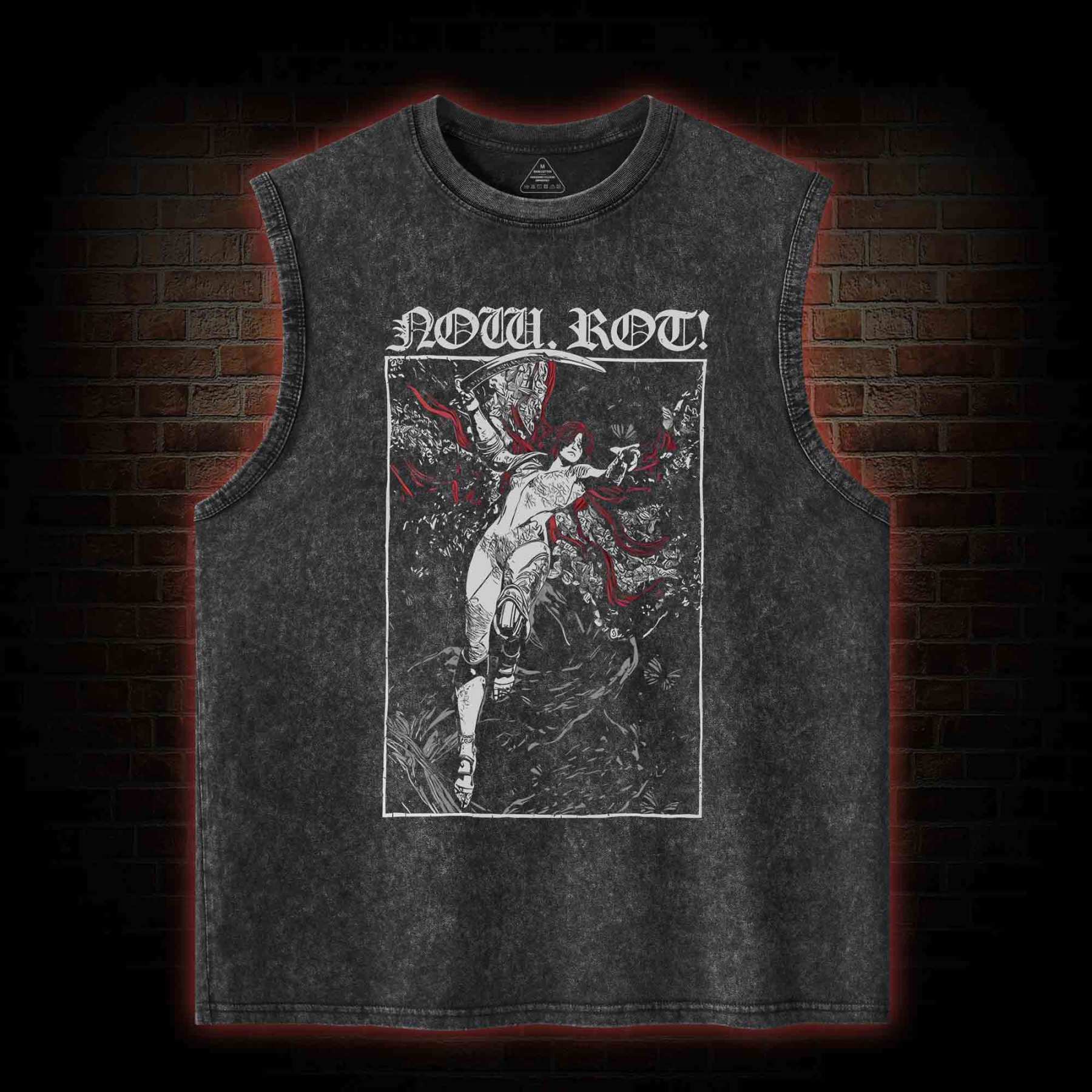 Now Rot Washed Tank Top
