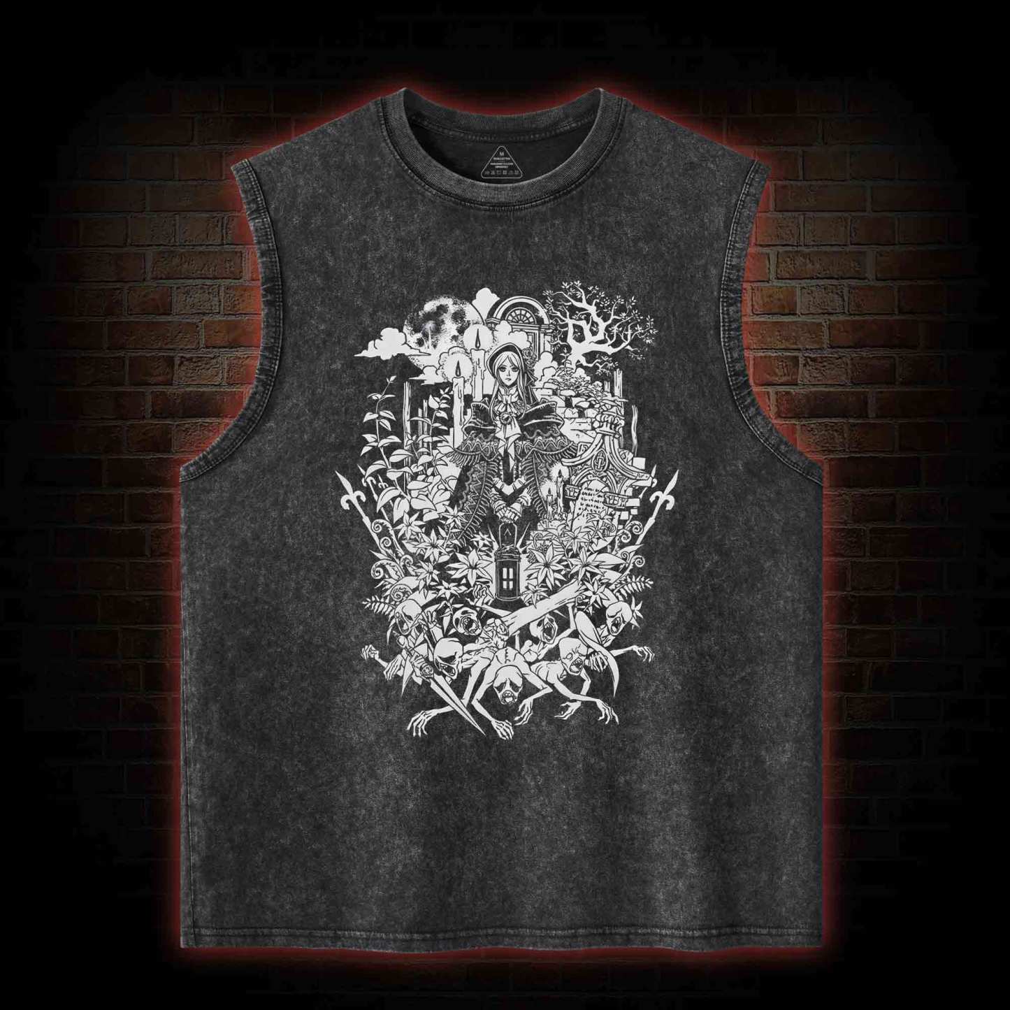 Hello Good Hunter Washed Tank Top