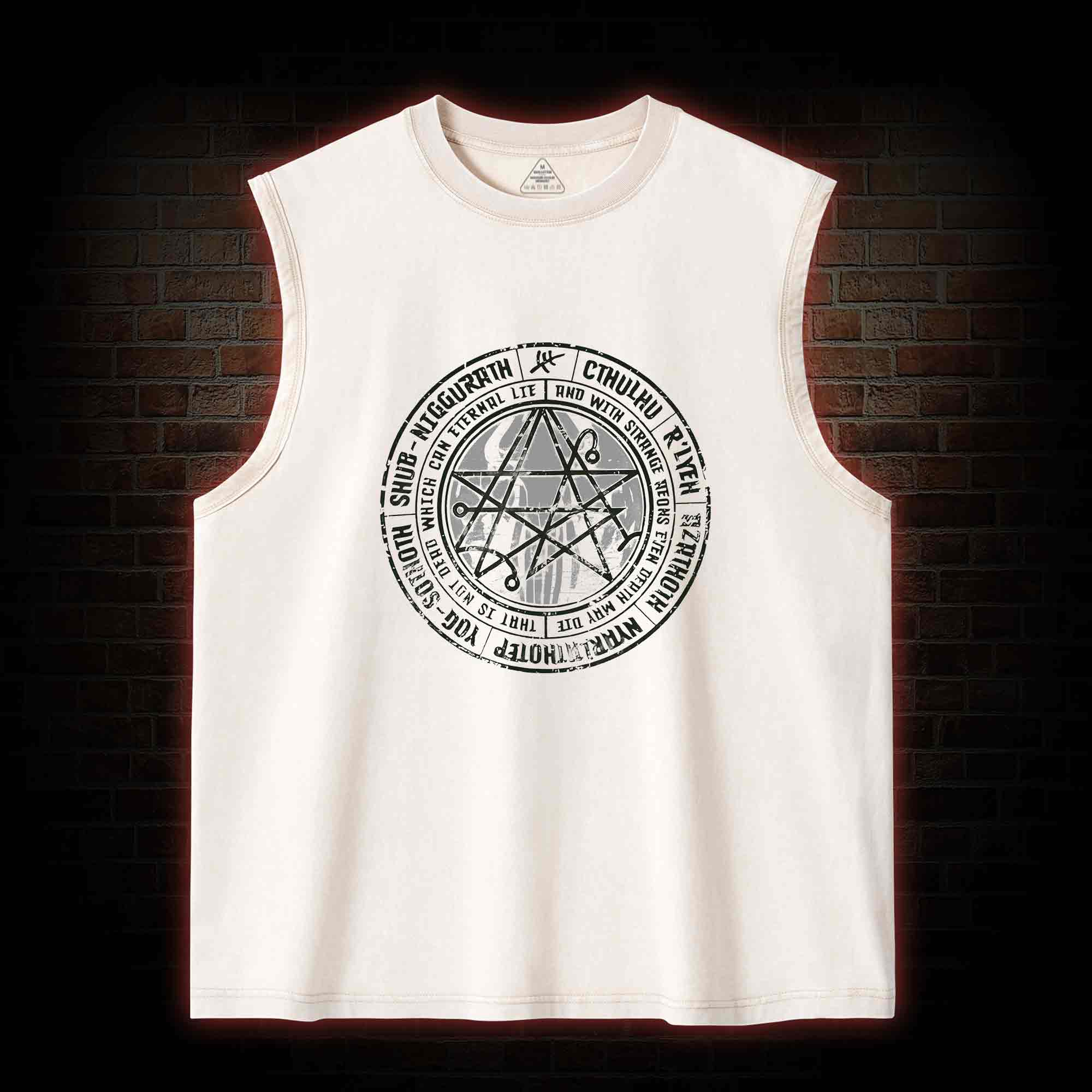 Cthulhu Gateway Sigil Washed Tank Top