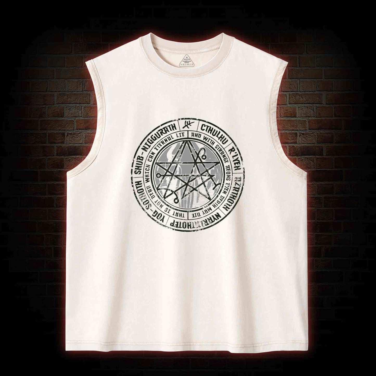 Cthulhu Gateway Sigil Washed Tank Top