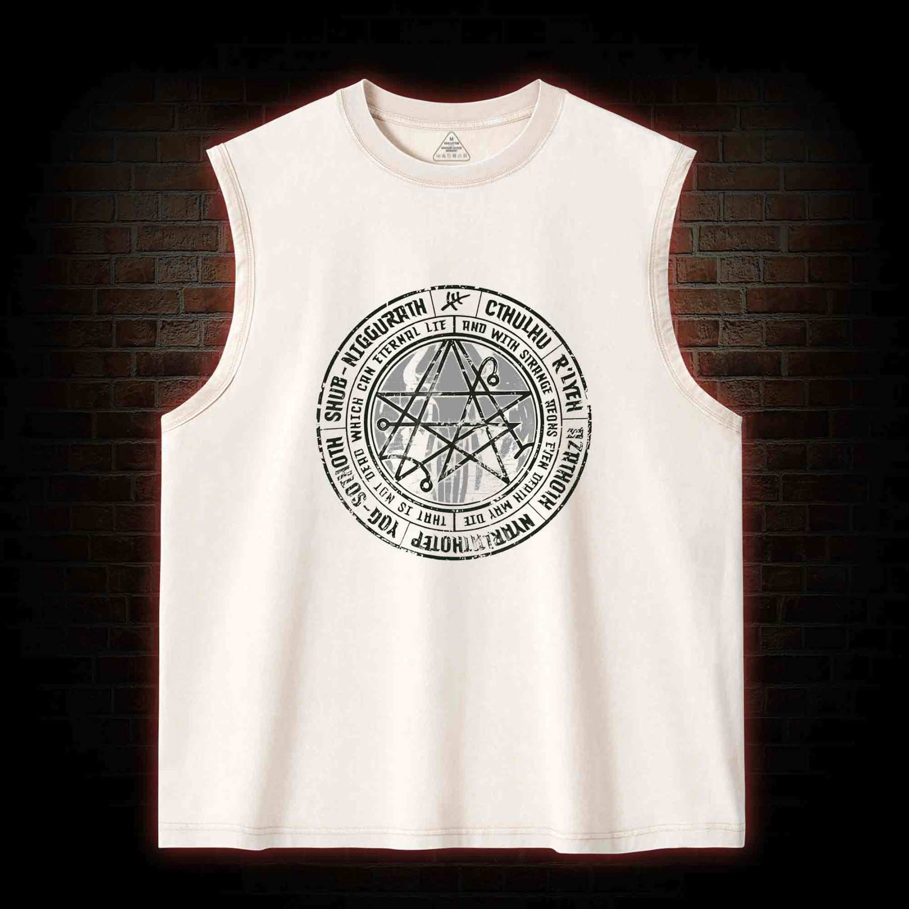 Cthulhu Gateway Sigil Washed Tank Top