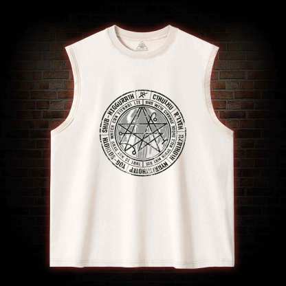 Cthulhu Gateway Sigil Washed Tank Top