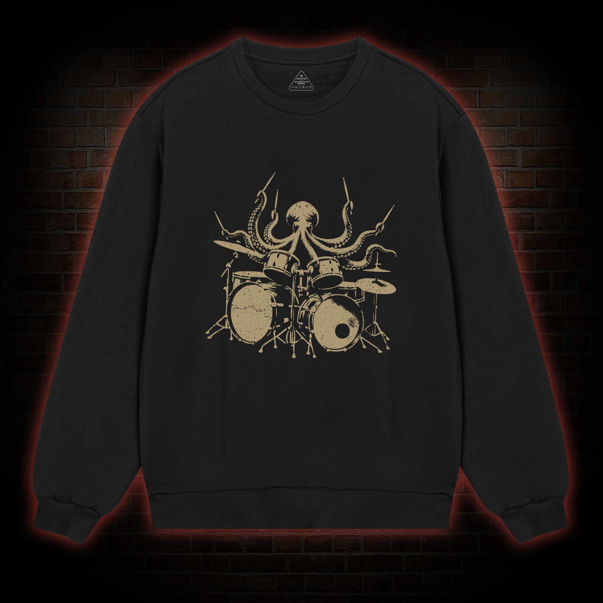 Octopus Drummer Sweatshirt