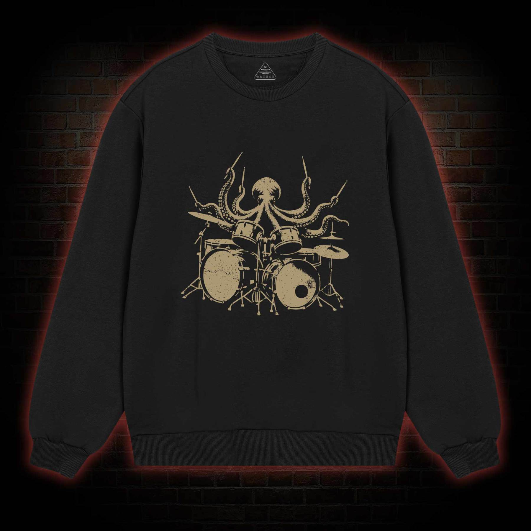 Octopus Drummer Sweatshirt