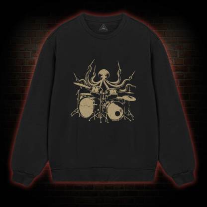 Octopus Drummer Sweatshirt