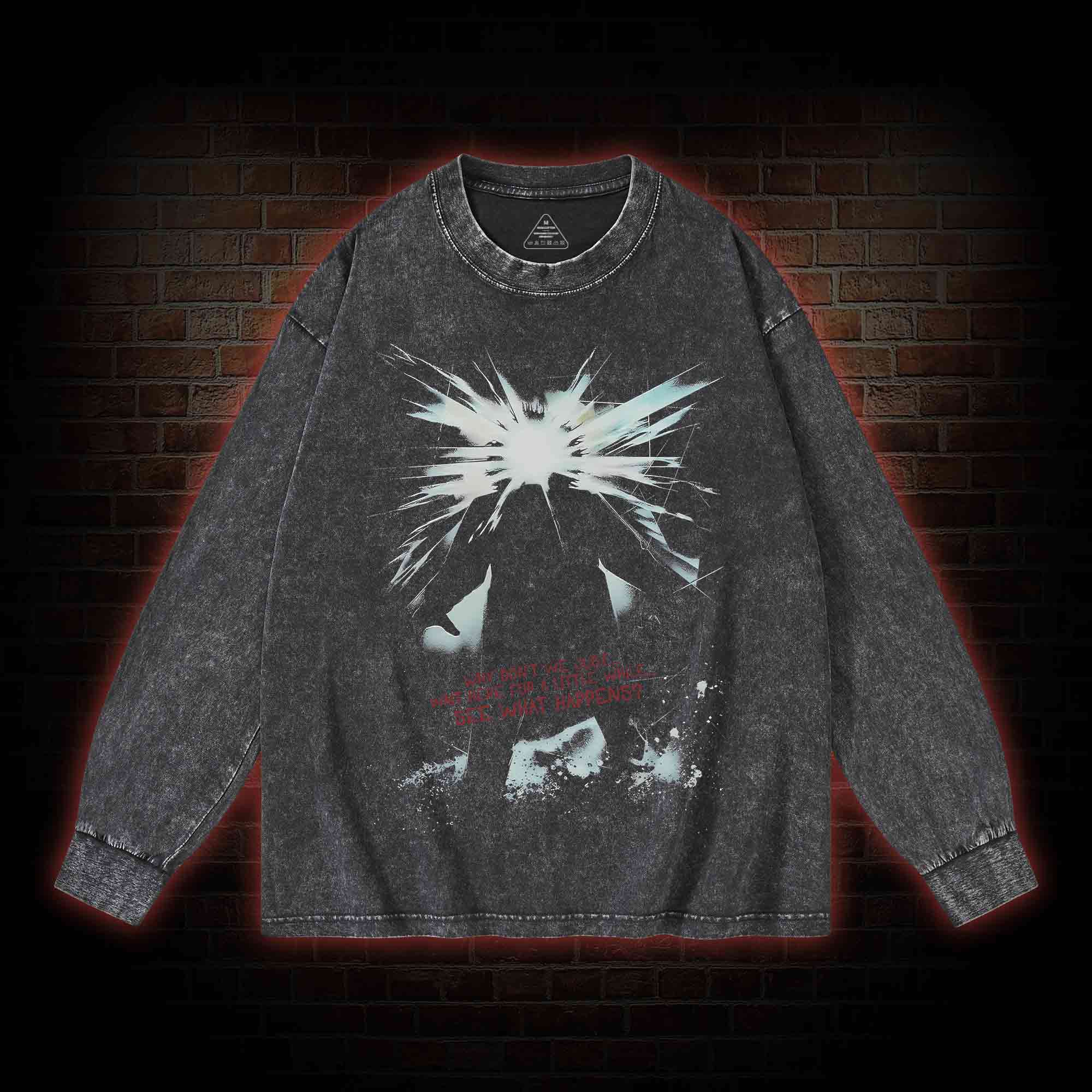 Retro The Thing Washed Long-Sleeve T-shirt