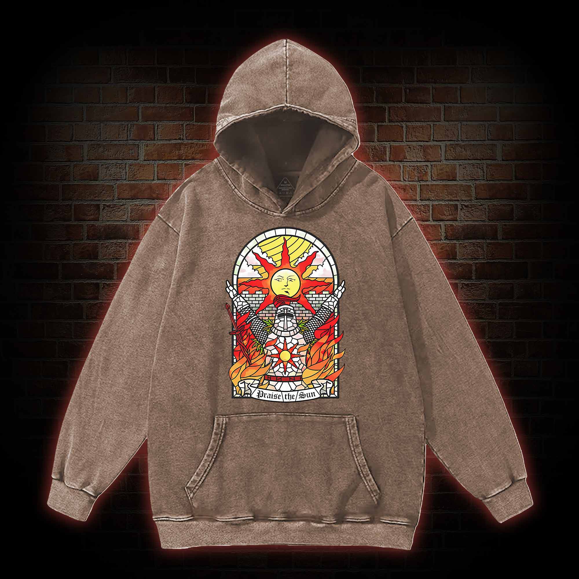 Praise the Sun Washed Hoodie