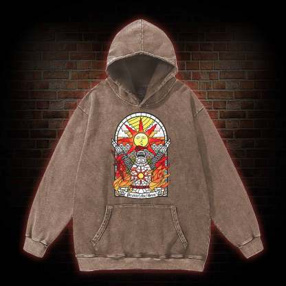 Praise the Sun Washed Hoodie