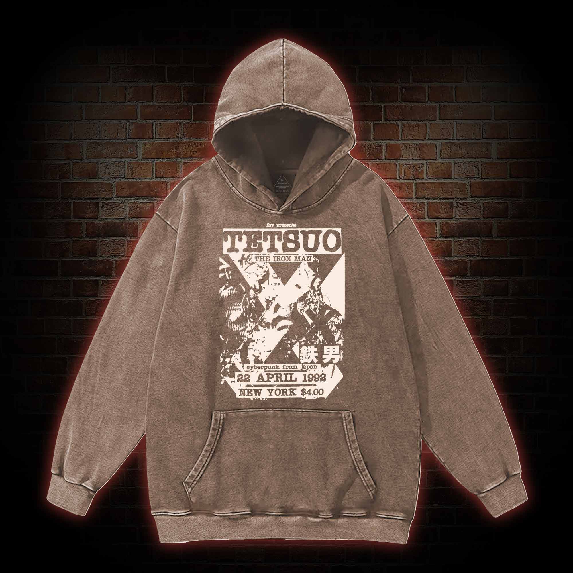 Mutate The Whole World into Metal Washed Hoodie