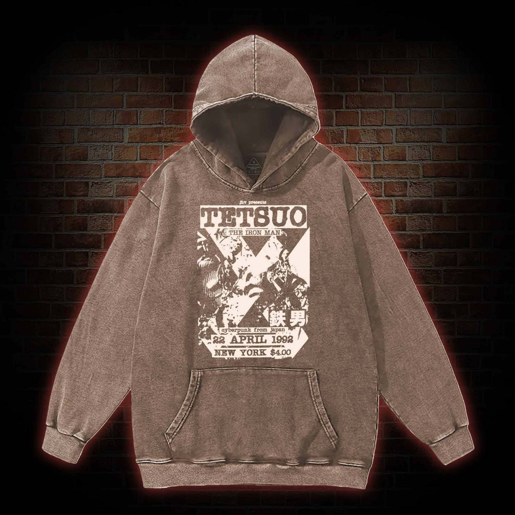 Mutate The Whole World into Metal Washed Hoodie