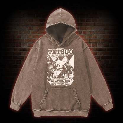 Mutate The Whole World into Metal Washed Hoodie