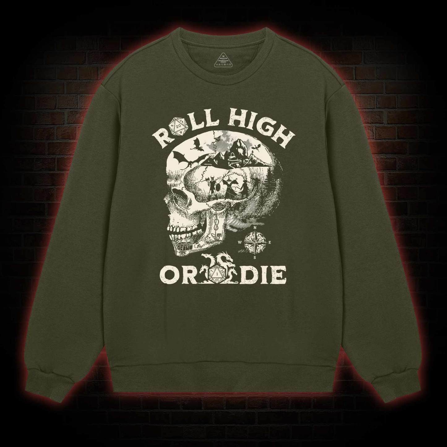 Roll High Or Die Sweatshirt