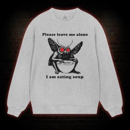 Mothman Eating Soup Sweatshirt