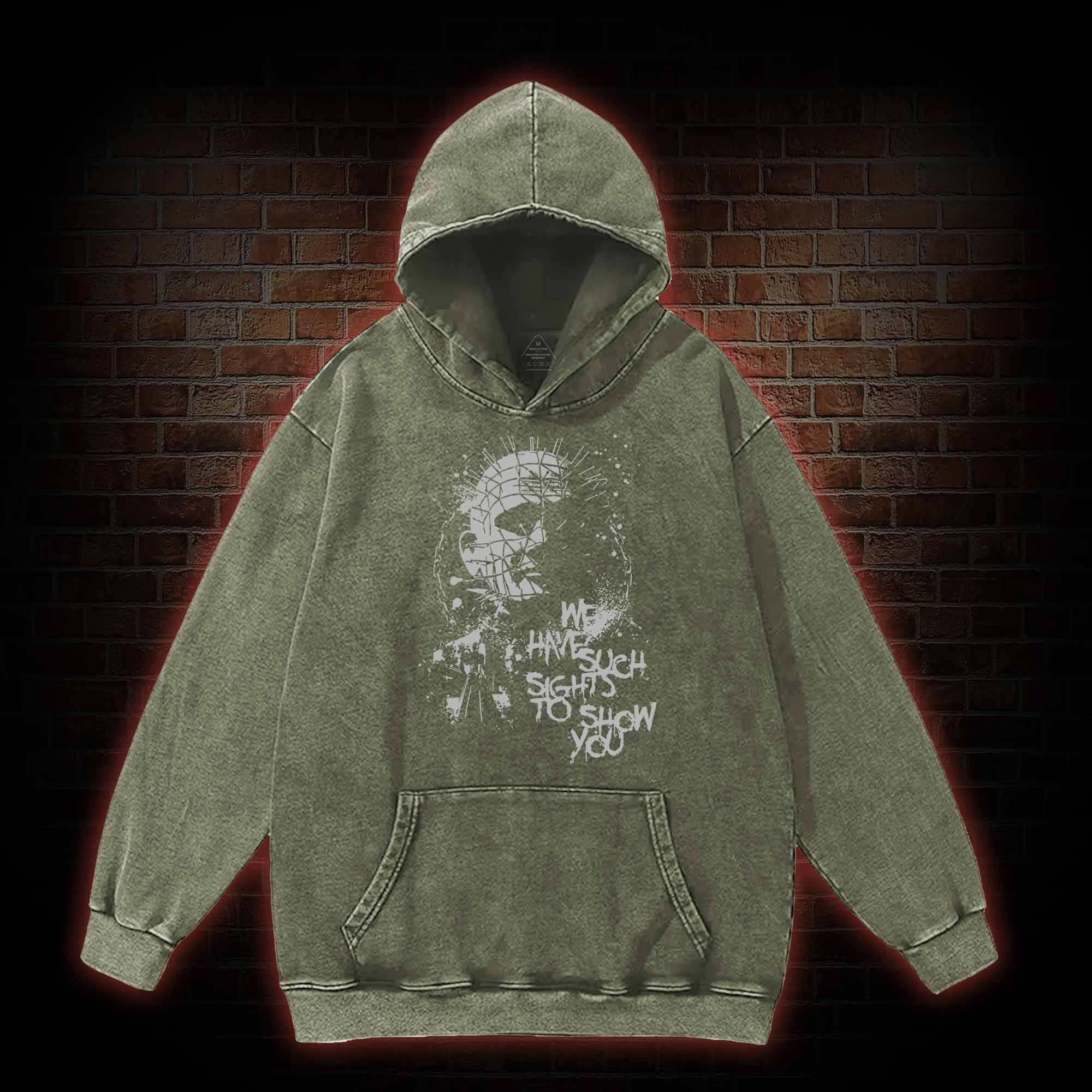 We Have Such Sights to Show You Washed Hoodie