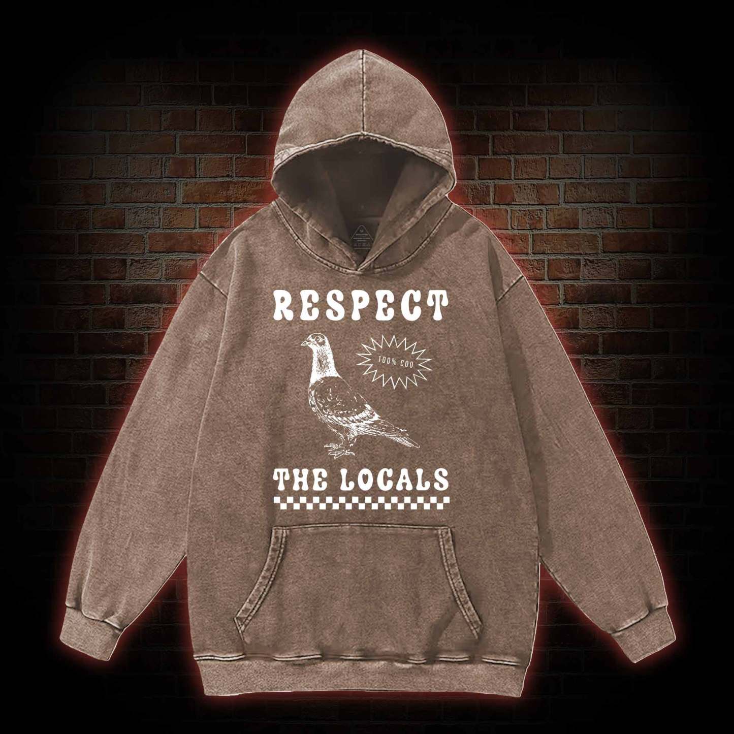 Respect the Locals Washed Hoodie