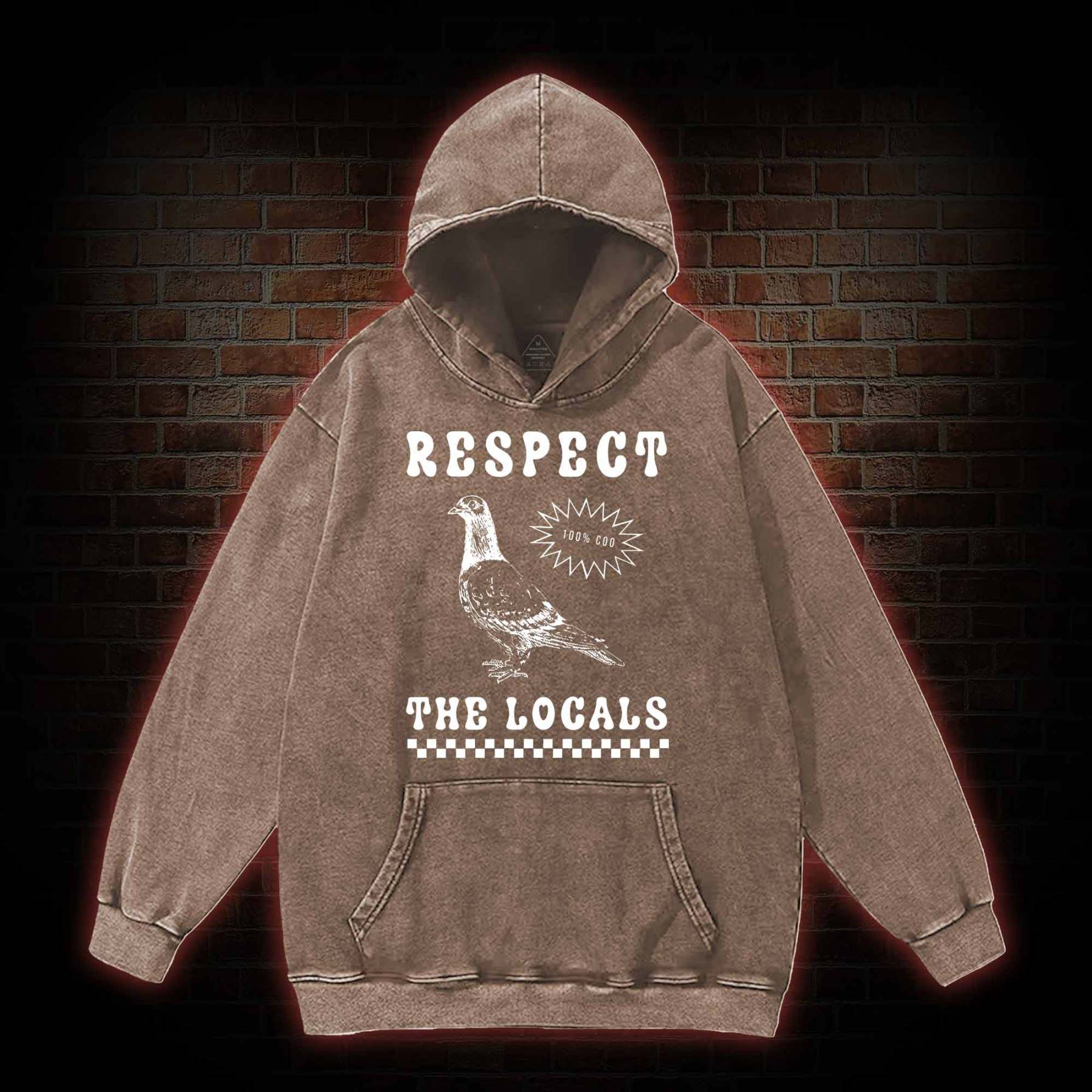 Respect the Locals Washed Hoodie