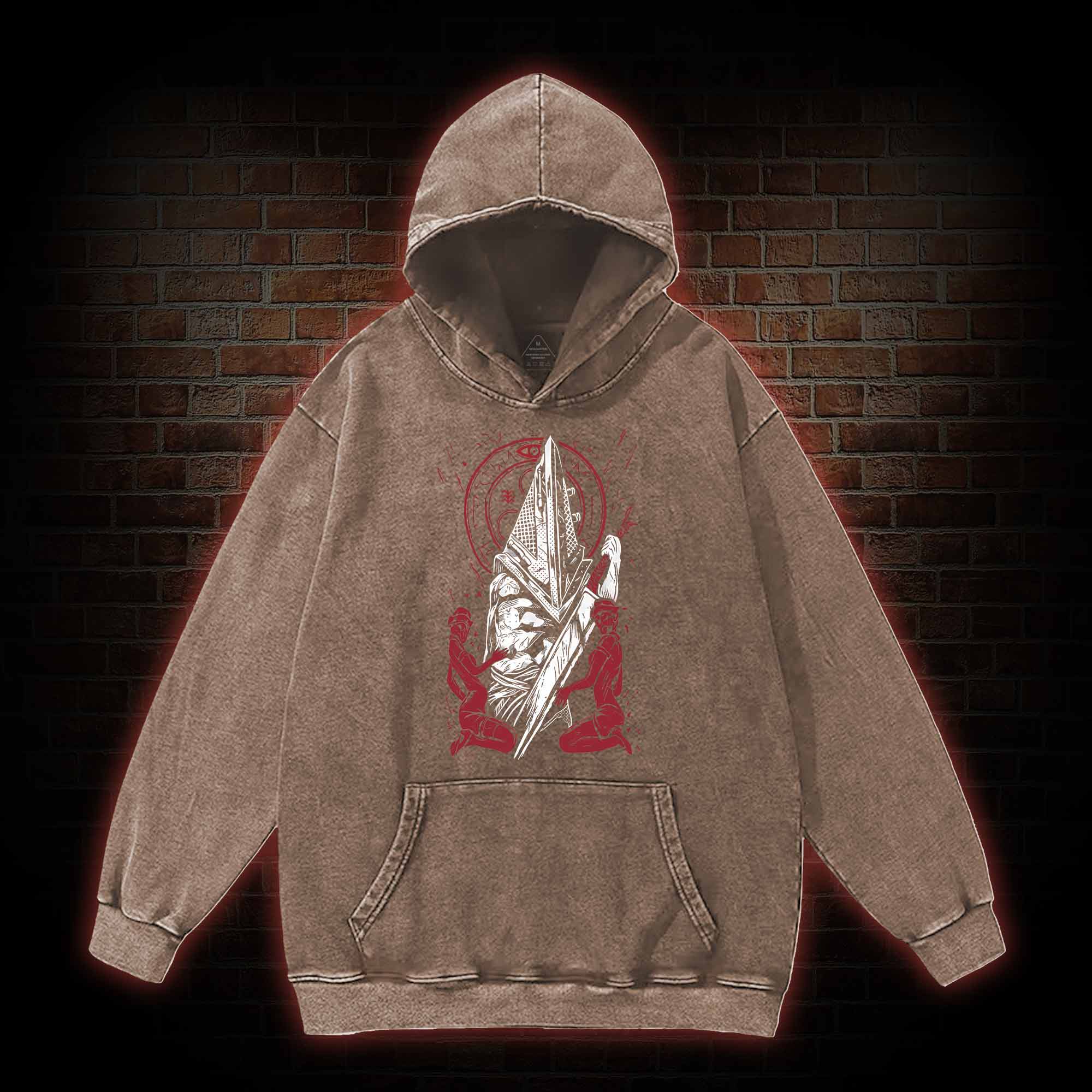 Pyramid Thing Washed Hoodie