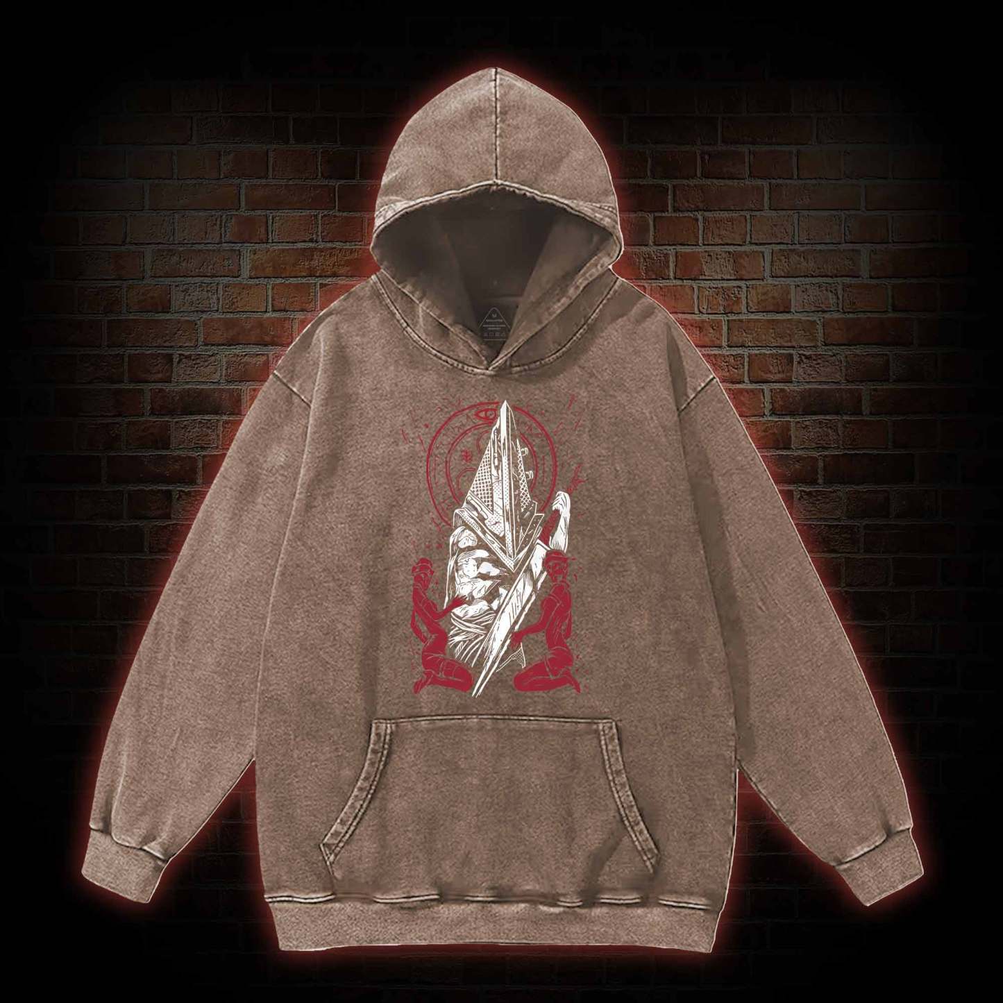 Pyramid Thing Washed Hoodie