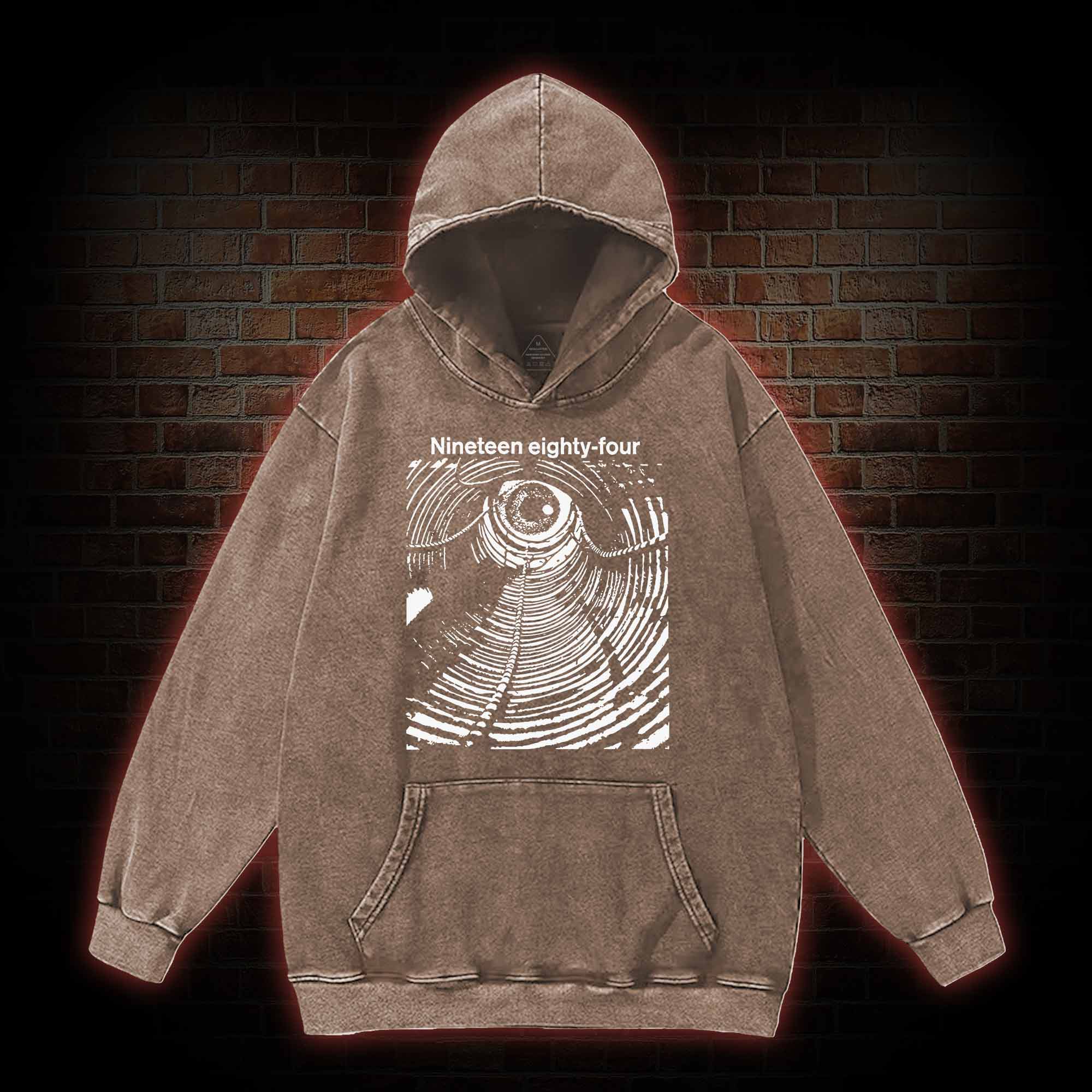 Nineteen Eighty-four Washed Hoodie