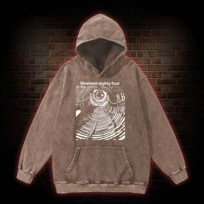 Nineteen Eighty-four Washed Hoodie