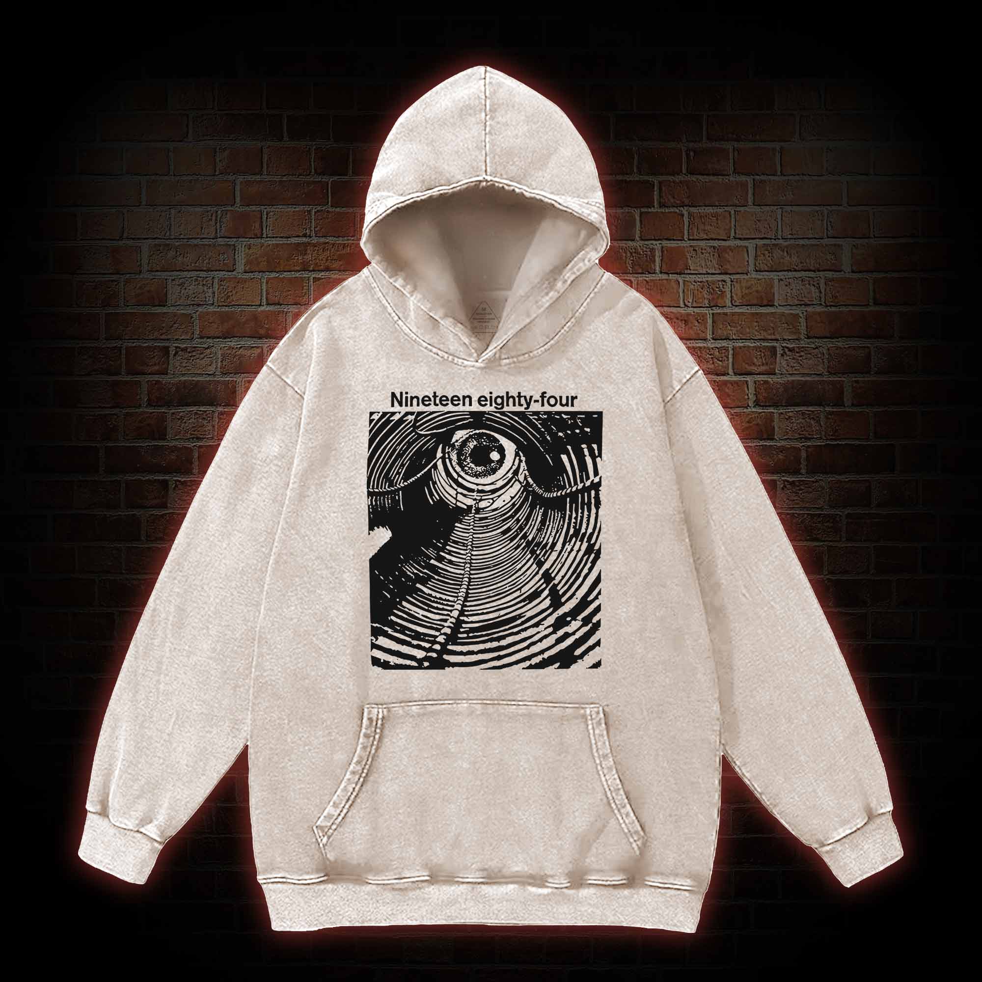 Nineteen Eighty-four Washed Hoodie
