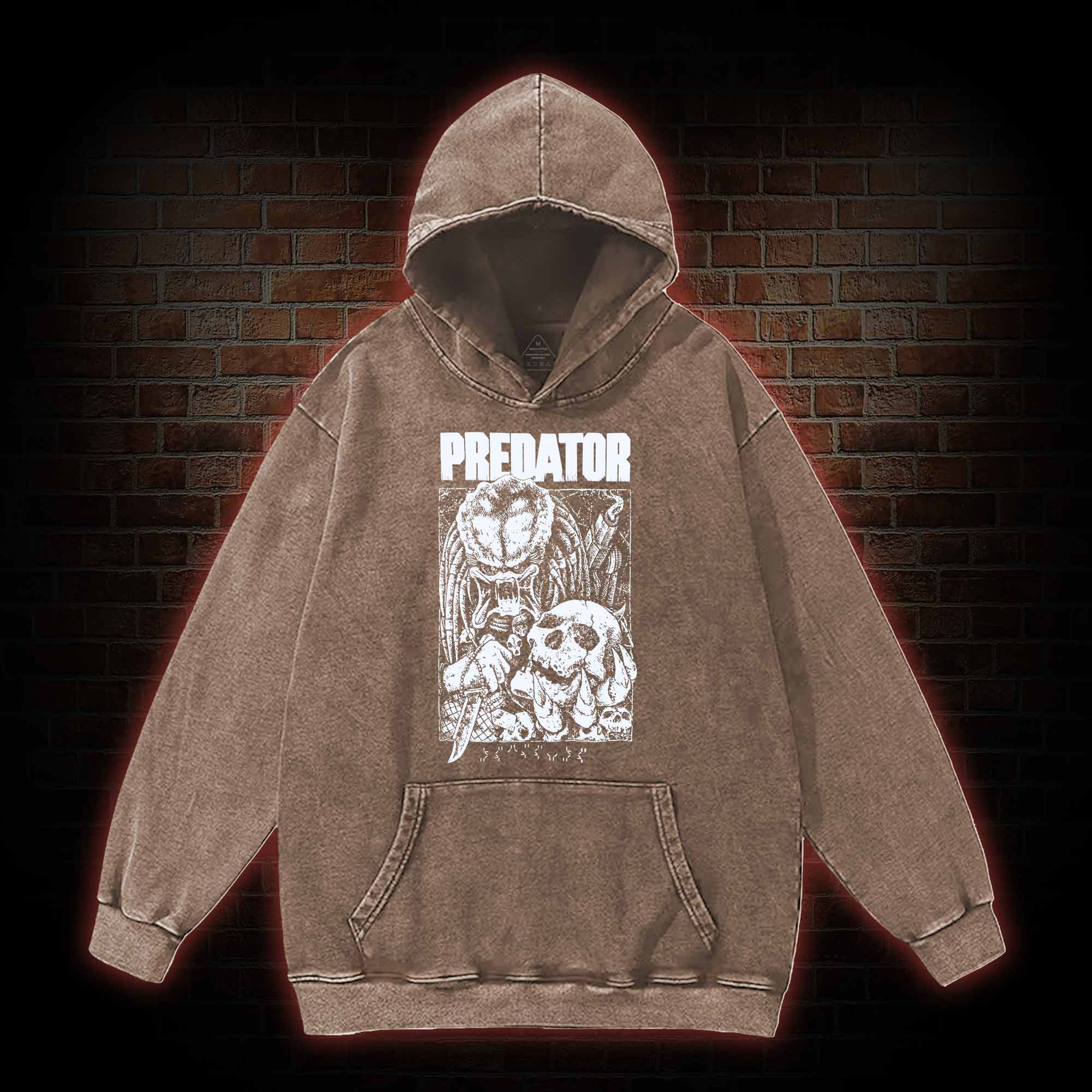Skull Hunter Washed Hoodie