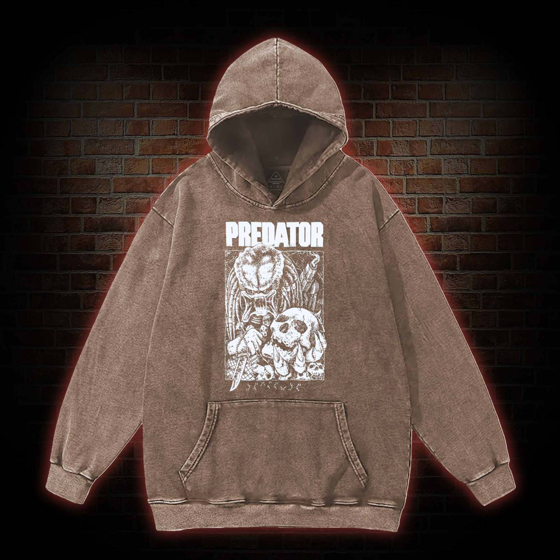 Skull Hunter Washed Hoodie