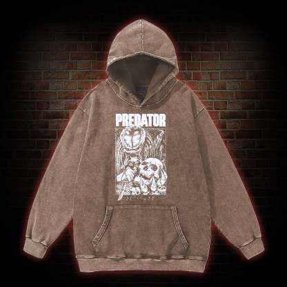 Skull Hunter Washed Hoodie